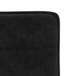 vidaXL Chaises à manger lot de 4 Noir Velours