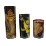 3 porte-bougies klimt