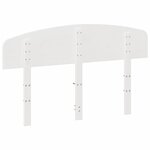 vidaXL Tête de lit blanc 135 cm bois massif de pin
