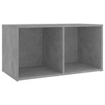 vidaXL Meubles TV 2 Pièces Gris béton 72x35x36 5 cm Bois d'ingénierie