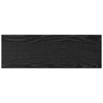 vidaXL Étagère à livres 4 Pièces Noir 60 x 20 x 1.5 cm Bois d'ingénierie