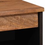 vidaXL Buffet avec stockage Finition Acacia Brun 60 x 33 x 75 cm