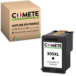 305XL - 1 cartouche d'encre compatible avec HP 305 XL - Noir - COMETE