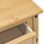 vidaXL Table console « Corona » 114 x 34 5 x 73 cm Bois de pin massif