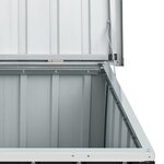 vidaXL Boîte de rangement de jardin Anthracite 149x99x93 cm