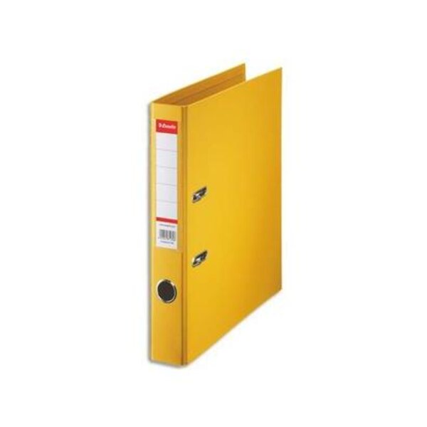 Classeur à levier plastique Standard A4 Dos 50 mm Jaune ESSELTE