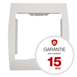 Support grillage rigide & palissade blanc crème mat sablé ral 9010ms