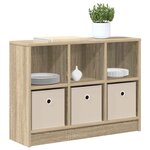 vidaXL Buffet Chêne Sonoma 73 5 x 22 5 x 53 5 cm