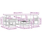 vidaXL Ensemble de canapés d'extérieur 8 pc Naturel et Beige