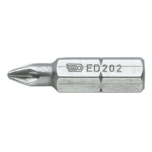 Embout standard série 2 pour vis cruciformes Pozidriv Facom ED202