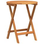 vidaXL Ensemble Bistro 3 Pièces Bois Massif Acacia