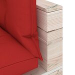 Vidaxl salon de jardin palette 8 pièces avec coussins bois de pin