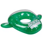 Bouée gonflable ronde xxl pour piscine & plage ultra confort  flotteur deluxe - cactus ø130cm