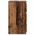 vidaXL Table de chevet vieux bois 40x35x62 5 cm bois d'ingénierie