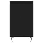 vidaXL Buffets 2 Pièces noir 40x35x70 cm bois d’ingénierie