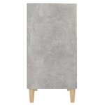 vidaXL Buffet gris béton 57x35x70 cm bois d'ingénierie