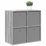 vidaXL Buffet avec tiroir Gris Sonoma 68 5 x 32 x 67 cm