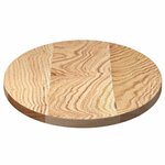 vidaXL Dessus de table 80x40x2 cm bois de chêne massif ovale