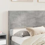 vidaXL Tête de lit Gris béton PB