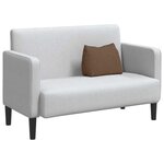 vidaXL Coussin de Dos Marron 45 x 20 x 35 cm tissu