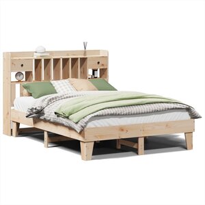 vidaXL Cadre de lit sans matelas 140x200 cm bois massif de pin