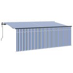 vidaXL Store avec store Crème 350 x 200 x 120 cm Tissu  Métal