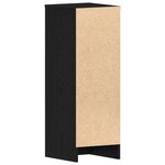 Armoire à chaussures vidaXL en chêne noir 31 5x35x90 cm en bois reconstitué