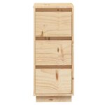 vidaXL Buffets 2 Pièces 32x34x75 cm Bois massif de pin