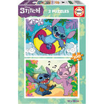 Puzzle - Stitch et Angel - Disney - 2x100 pièces - 40x28cm - Dès 6 ans - Educa