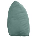 vidaXL Coussin de Dos Vert Mer 45 x 20 x 35 cm Tissu en velours côtelé