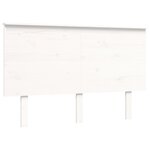 vidaXL Cadre de lit sans matelas blanc 120x200 cm bois de pin massif