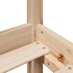 vidaXL Cadre de lit sans matelas 140x200 cm bois massif de pin