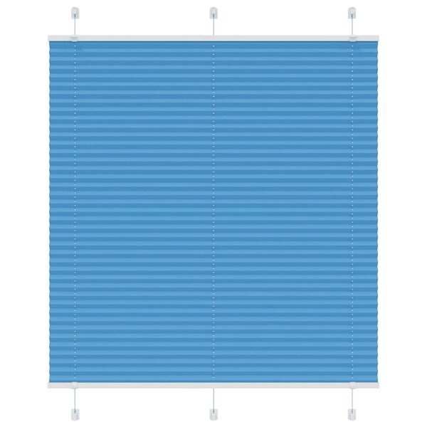 vidaXL Store plissé bleu 120x100 cm largeur du tissu 119 4cm polyester
