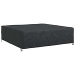 vidaXL Housse pour mobilier d'extérieur Noir 260 x 260 x 90 cm 420D