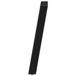 vidaXL Pieds de table à manger en U 2 pièces Noir 50 x (72-73) cm Acier