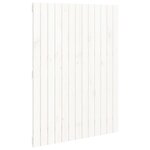 vidaXL Tête de lit murale Blanc 82 5x3x110 cm Bois massif de pin