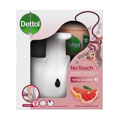 No Touch Distributeur Automatique de Savon et Sa Recharge Parfum Classique DETTOL