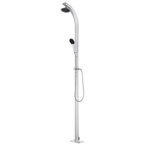 vidaXL Douche de jardin 215 cm Aluminium