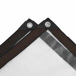 vidaXL Housse de protection plantes avec œillets 2x5 m polyéthylène