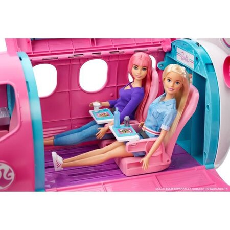 Barbie l'avion de reve avec mobilier rangements et accessoires - 58 cm - La  Poste