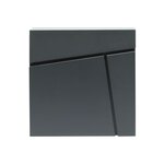 Boite aux lettres design anthracite murale porte journal magazine acier galvanisé anthracite