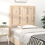 vidaXL Tête de lit 80 5x4x100 cm Bois massif de pin
