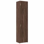 vidaXL Armoire de rangement mince chêne marron 50x42 5x225 cm