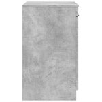 vidaXL Armoire de salle de bain Gris béton 54 x 41 x 70 cm
