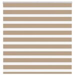 vidaXL Store zèbre marron sable largeur du tissu 140 9cm polyester