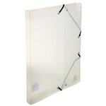 Boite De Classement Exabox En Polypropylène - Dos 25mm - Crystal Colours - A4 - Couleurs Assorties - X 8 - Exacompta