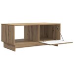 vidaXL Table basse Chêne artisanal 90 x 50 x 40 cm Bois d'ingénierie