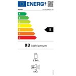 SHARP SJ-LE134M1X - Réfrigérateur Table Top - Encastrable -  134L - Froid Statique - A++ - L 54 x H 87,5 cm