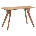 vidaXL Table de salle à manger 120x58x76 cm Bois d'acacia solide
