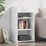 vidaXL Buffet blanc 50x42 5x93 cm bois d'ingénierie